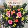 佐藤監督にお花が来ていました。（2015-01-24）